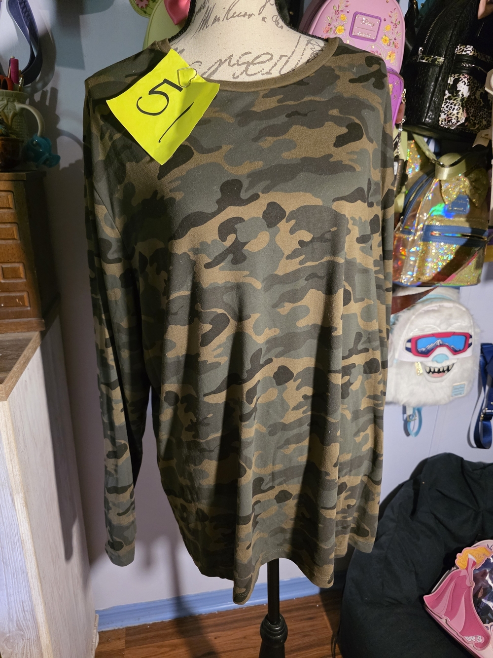 Old Navy Olive Green Long Sleeve Tee